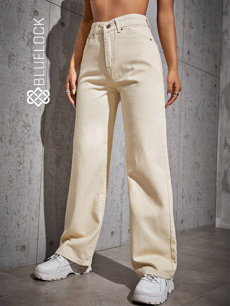 Women Black Basic Straight Fit Jeans – BLUELOCKINDIA